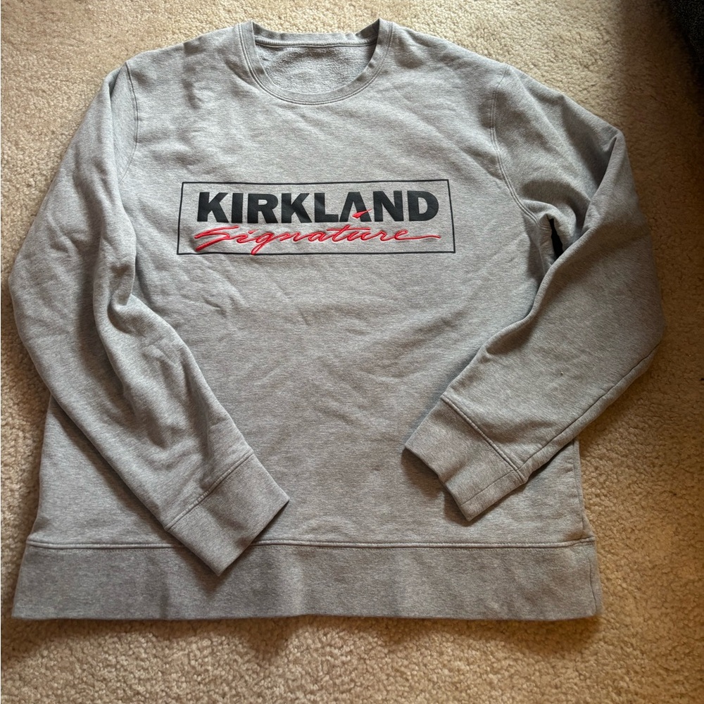 Kirkland Signature Heather Gray Crewneck